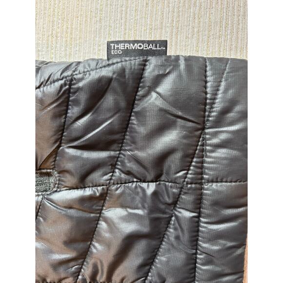 Youth Junior North Face Puffer Jacket Large 14/16 Black Thermoball - Picture 7 of 13